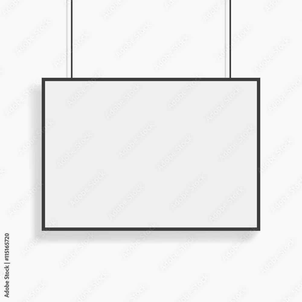 Frame with shadow isolated on white background Frame with shadow isolated on white background