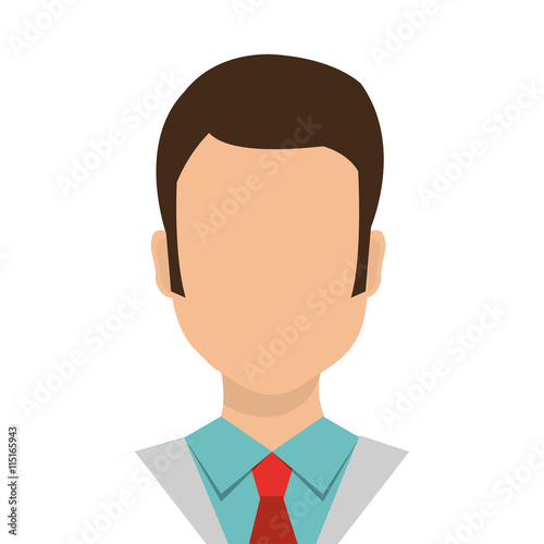 Businessman with elegant suit cartoon, vector illustration graphic design. © Gstudio