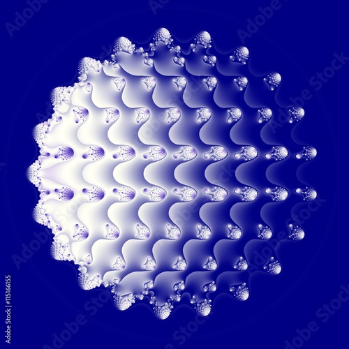 Colored fractal background