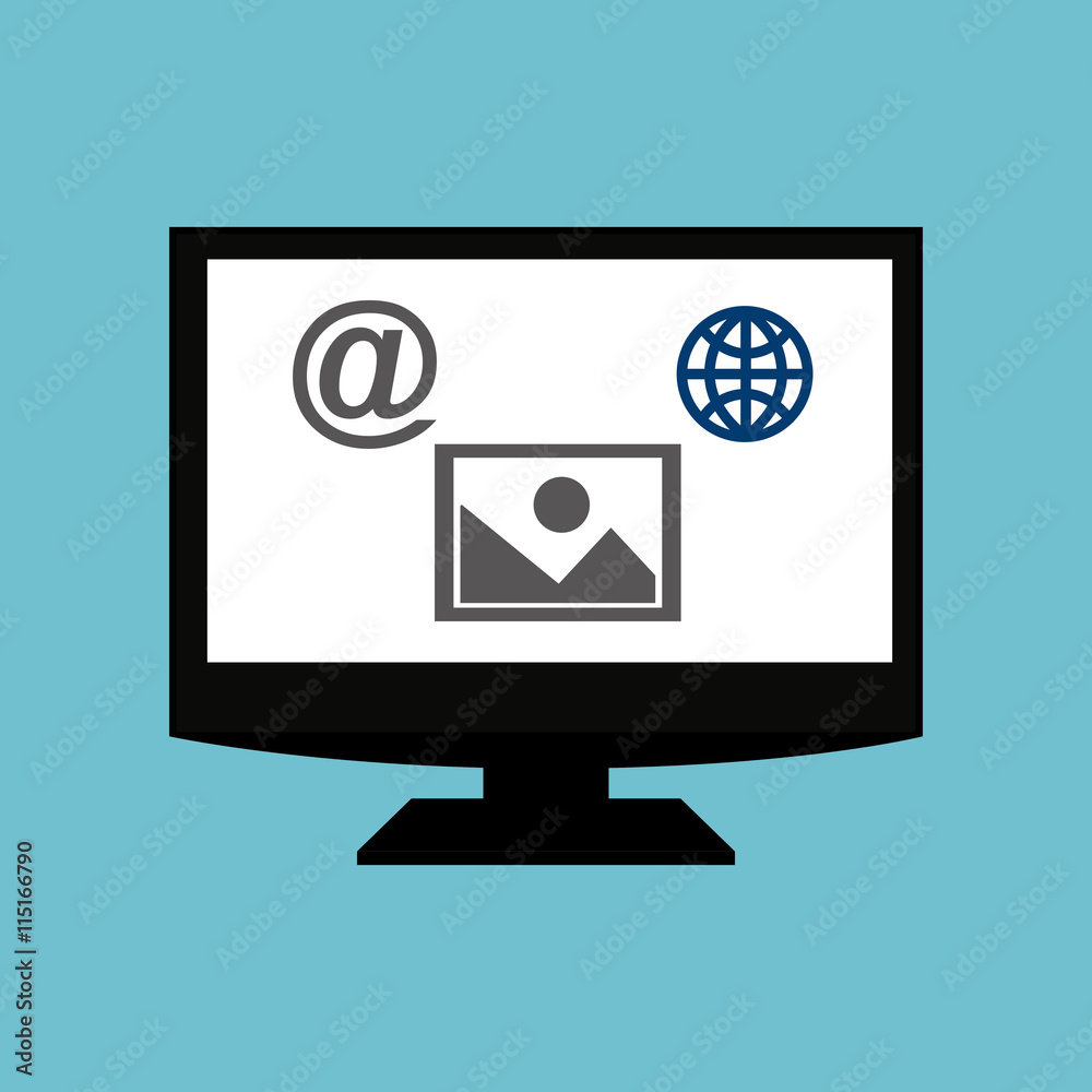 tv technology communication icon tv technology communication icon