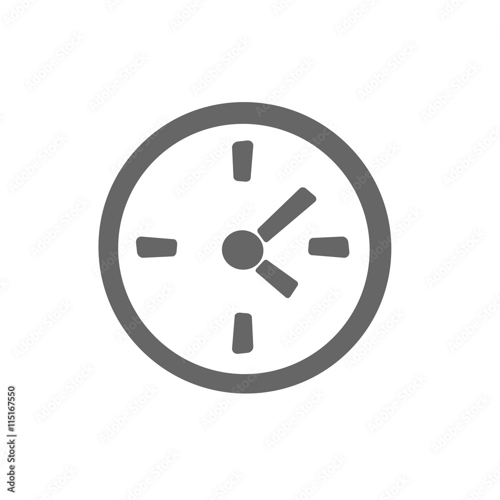 simple clock icon. Stock vector illustration. Time symbol simple clock icon. Stock vector illustration. Time symbol