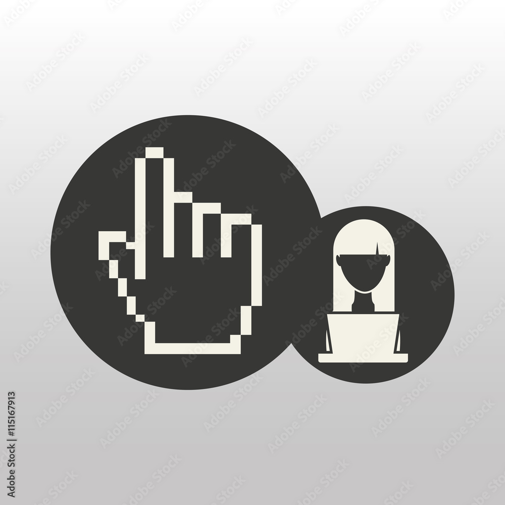 technology communication icon Stock Vector | Adobe Stock