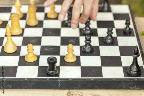 Obraz na plátně Šachová hra