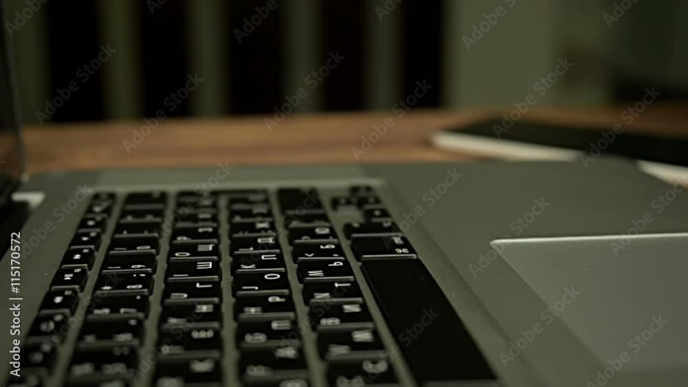Female hands typing on computer keyboard Female hands typing on computer keyboard