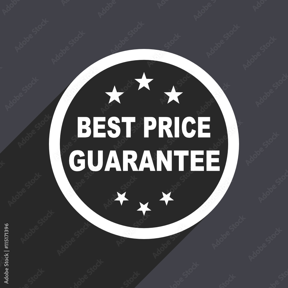 Flat design gray web best price vector icon Flat design gray web best price vector icon