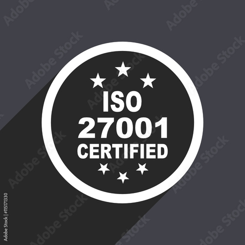 Flat design gray web vector icon