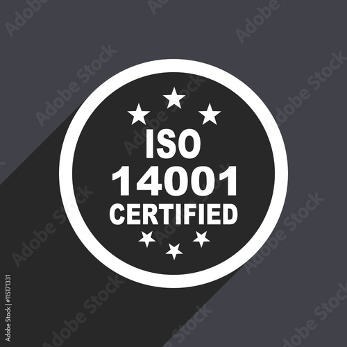 Flat design gray web vector icon