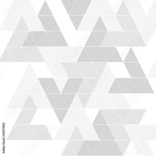 Background with isometric figures on a white background.