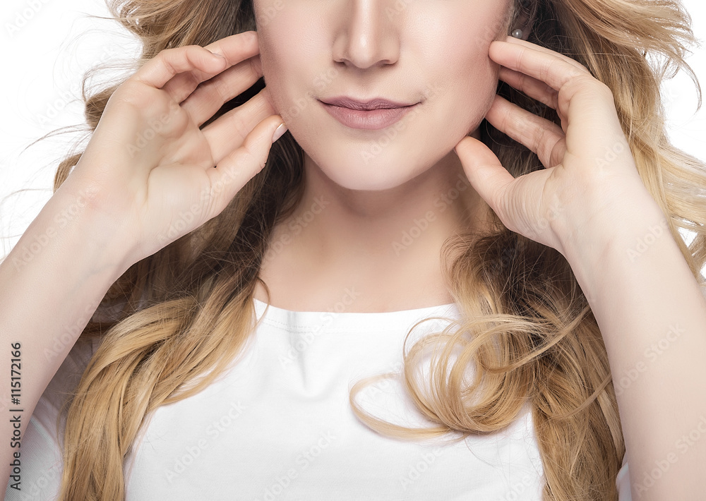 Fototapeta premium Beautiful blond woman.