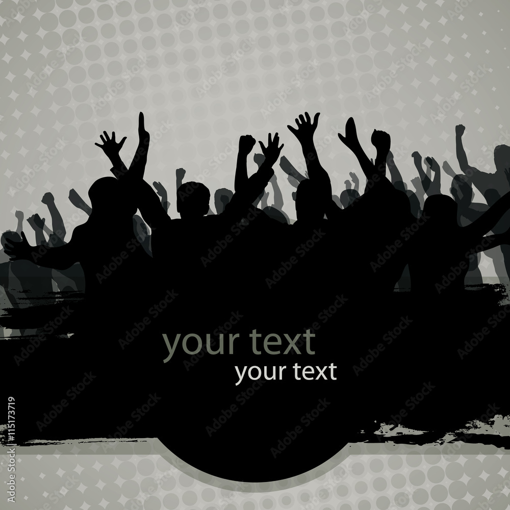 Dark Party People Background Dark Party People Background