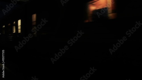 Night train passes by