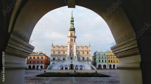 Townhall in Old City in Zamość photo