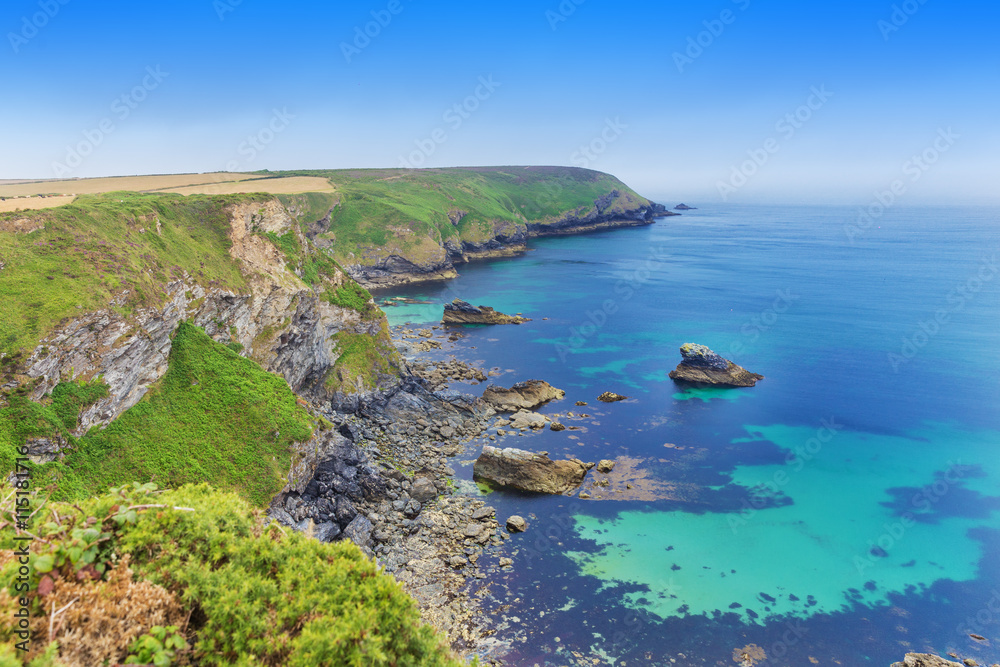Popular Heritage Coast Atlantic ocean, Cornwall, England, United