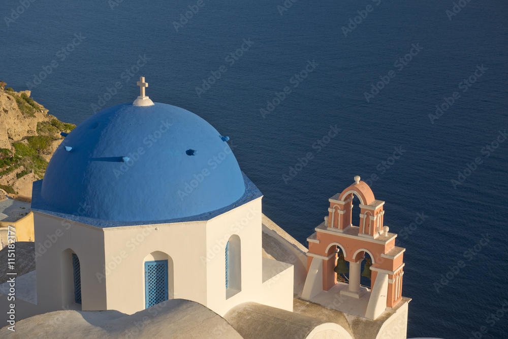 Churches in Santorini island