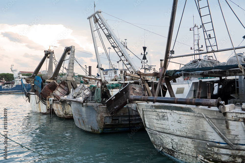 Port chanel of Pescara (Italy)