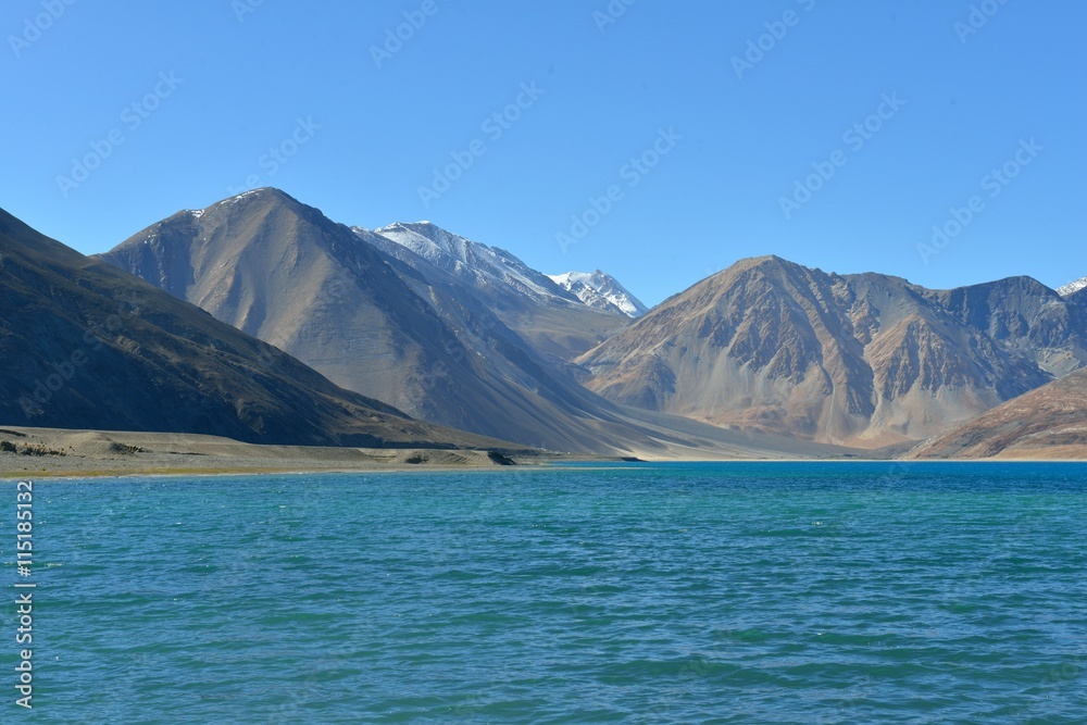 Pangong See in Ladakh, Indien