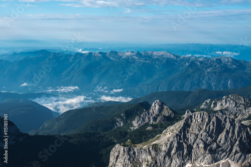 Beautiful views of Triglav National Park - Julian Alps, Slovenia © annaburek_com