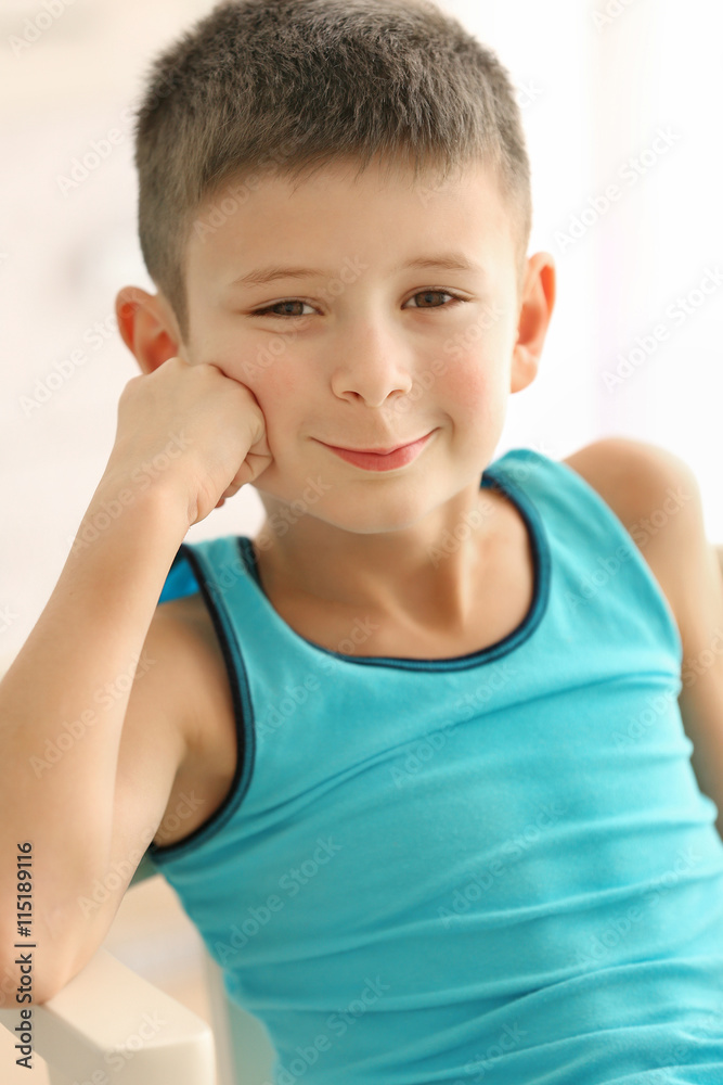 Funny little boy Funny little boy