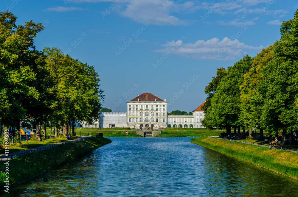 Naklejka premium Nymphenburg Palace in Munich