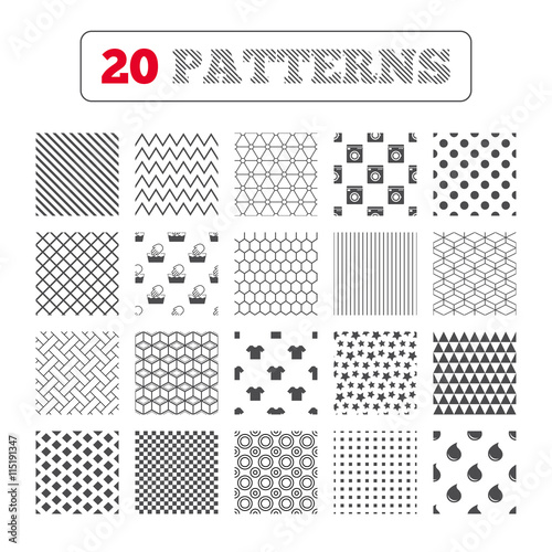 Wash icon. Not machine washable symbol.