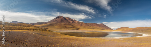 Miscanti Lagoon and mountains in Atacama Desert - Chile © diegograndi