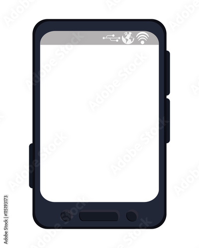 cellphone with touchscreen icon