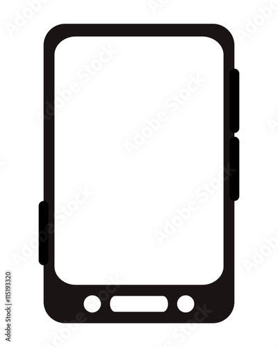 cellphone with touchscreen icon