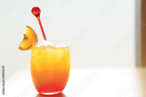 Принти на полотні Classic sunrise tequila cocktail