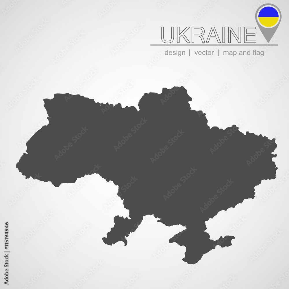Ukraine map and location