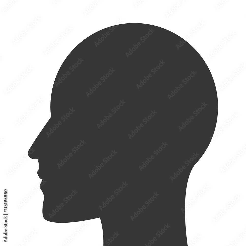 head profile icon