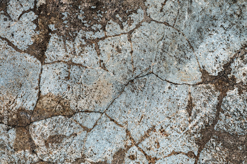 Stain on old cement texture