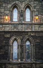 Elements of architecture in the Gothic style