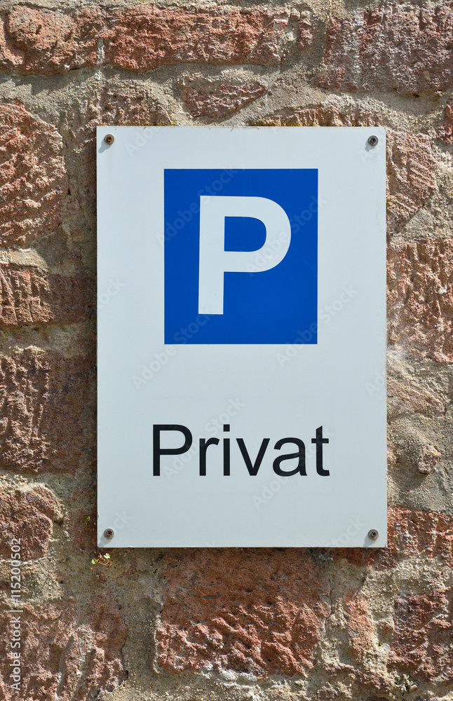 privatparkplatz