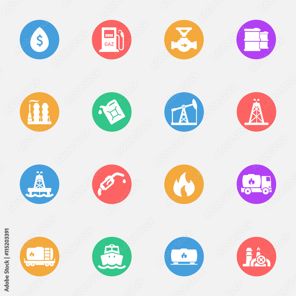 fuel icon flat fuel icon flat