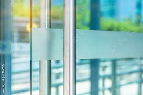 Photography detail of modern building