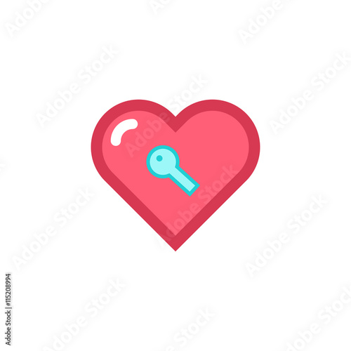 Vector Heart & conceptual icon