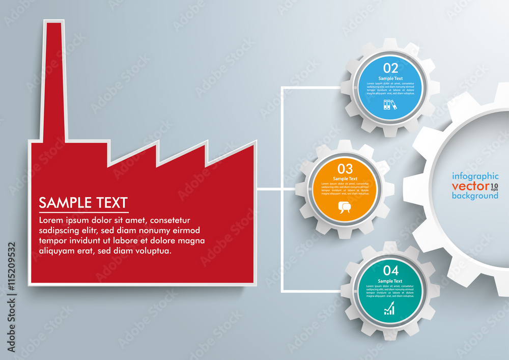 Industry Network Infographic 3 Gears