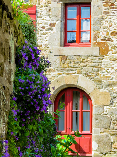 Traditional architecture of Brittany, France