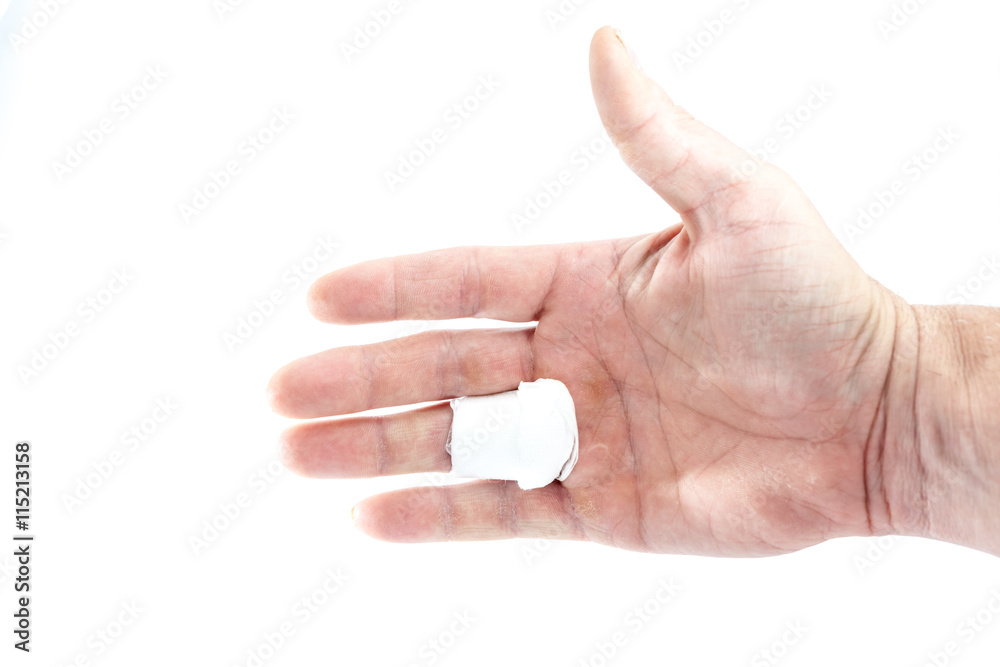 Naklejka premium Hand in the air