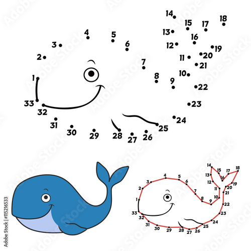 Cartoon whale