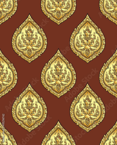Thai Pattern Template