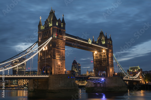 Tower bridge at night