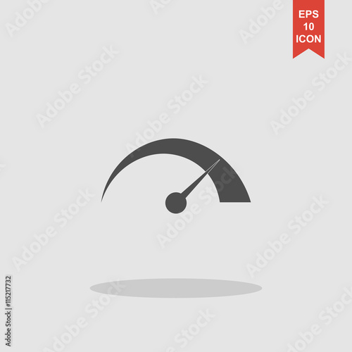 Vector speedometer icon