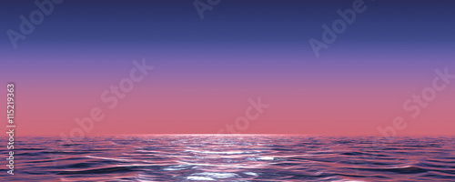 illustration with Sea panorama. super panorama