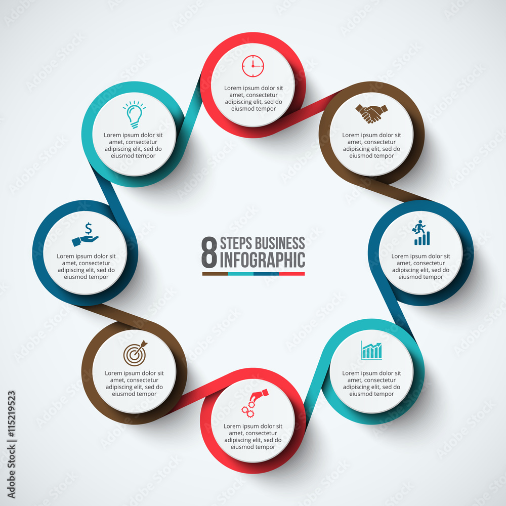 Vector infographic design template. Vector infographic design template.