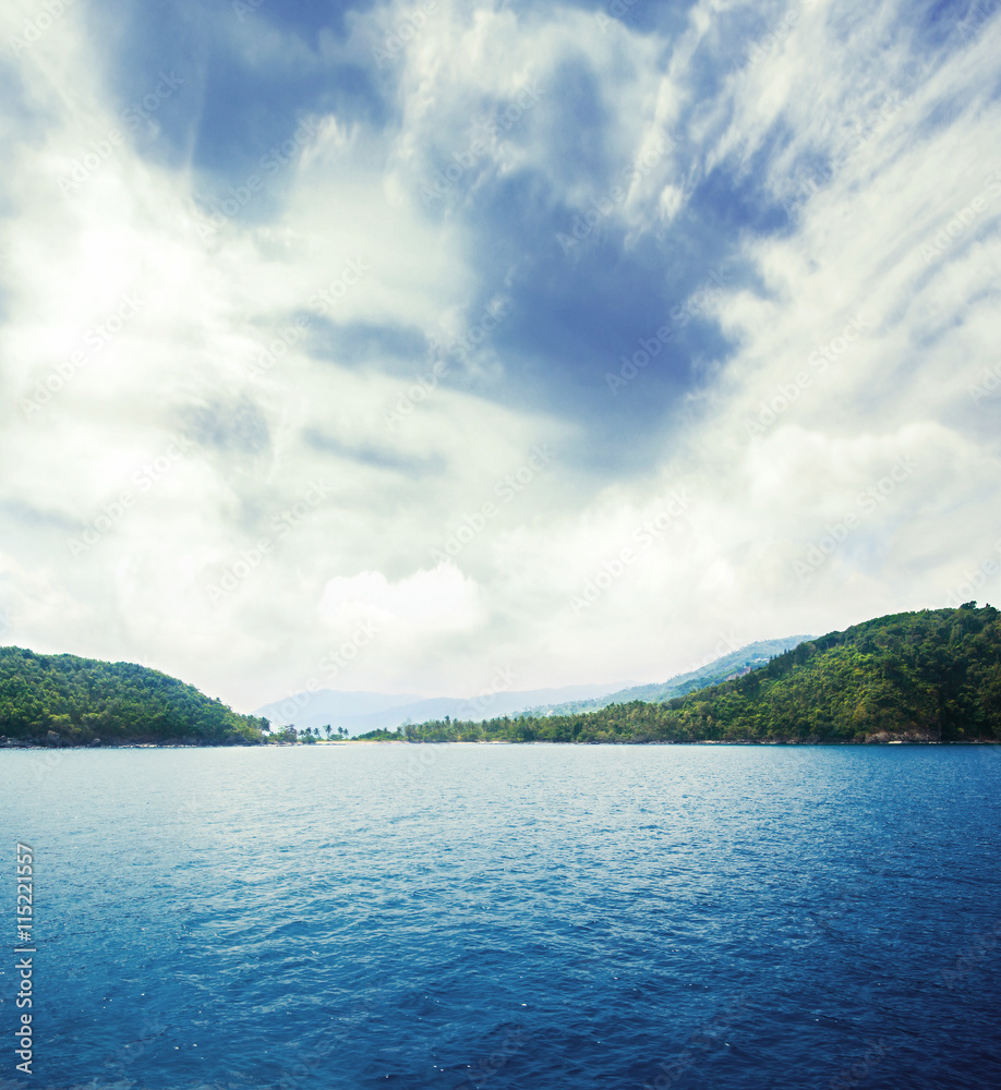 Sea, sky and land. Thailand nature