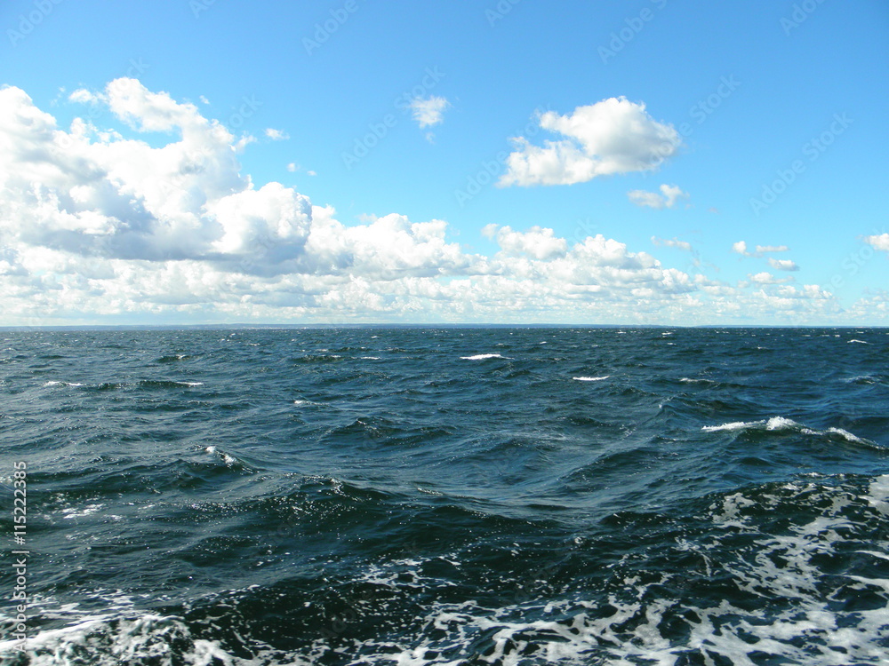 Waves on the Baltic sea