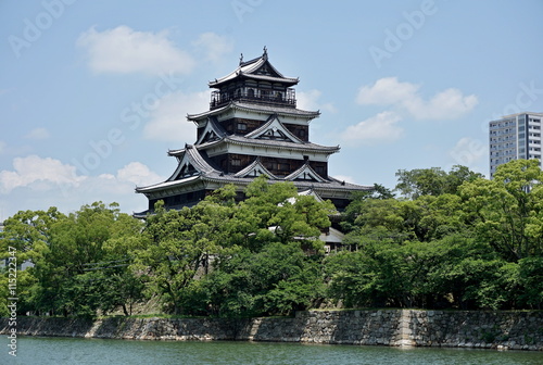 Hiroshima Castle (Carp Castle) in Hiroshima, Japan 