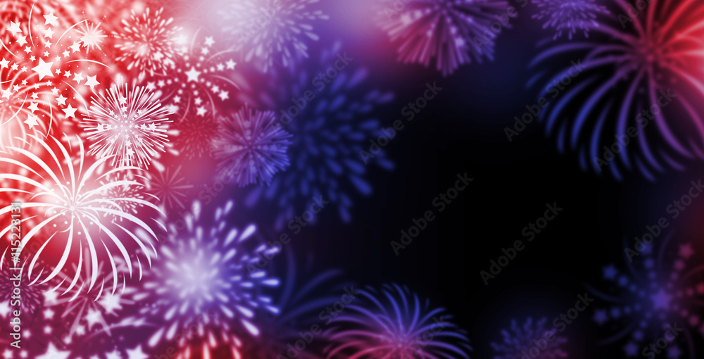 Fireworks background Fireworks background
