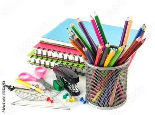 Group of stationery tools